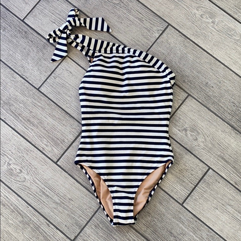 J. Crew One Shoulder One-piece Swimsuit